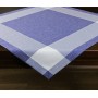 Obrus len w kratkę 85x85 cm fioletowy STP-1201A PROMOCJA