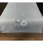 Bieżnik len haftowany 55x120 cm Szary STP-19011