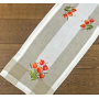 Bieżnik len haftowany Tulipany 40x140 cm STP-1633
