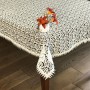 Obrus Gipiurowy 130x170 cm Prostoką beżowy DA-827