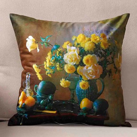 Poszewka drukowana welurowa 40x40 cm PF-123 Cena jest za całą  paczkę 2szt.