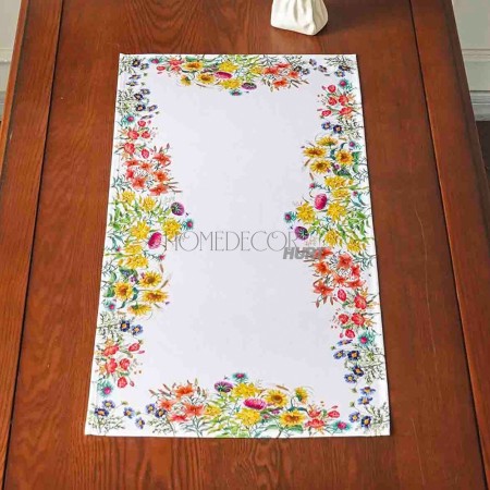 Bieżnik len drukowany 40x85 cm PF-122