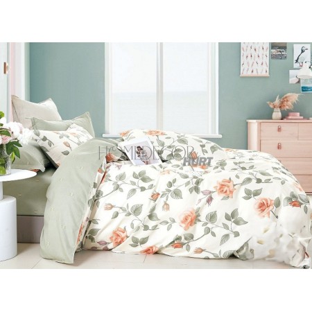 Komplet Pościeli Collection World 100% Bawełna 3 Częściowy 160x200 cm Kod: M1741