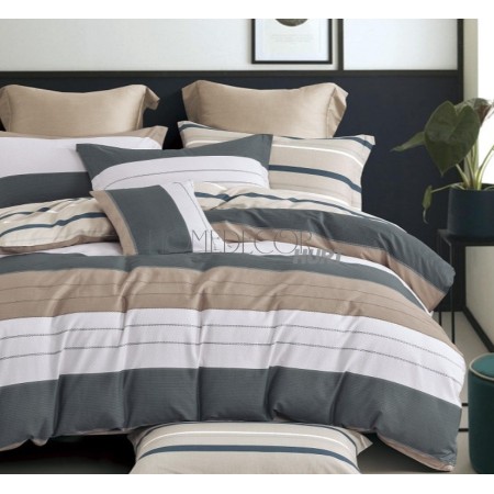 Komplet Pościeli Collection World 100% Bawełna 3 Częściowy 200x220 cm Kod: M1820
