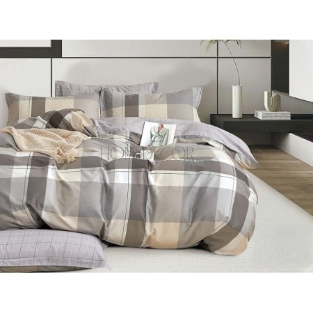 Komplet Pościeli Collection World 100% Bawełna 3 Częściowy 200x220 cm Kod: M1830