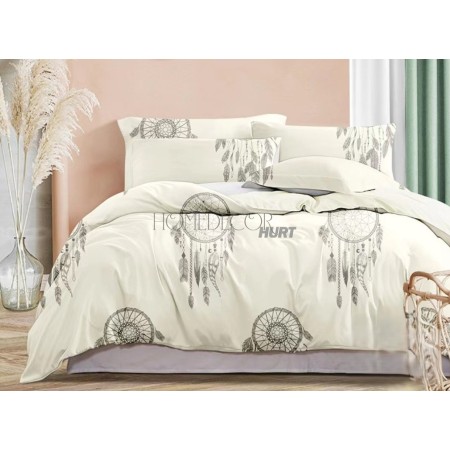 Komplet Pościeli Collection World 100% Bawełna 3 Częściowy 200x220 cm Kod: M1848
