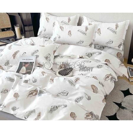 Komplet Pościeli Collection World 100% Bawełna 3 Częściowy 200x220 cm Kod: M1873